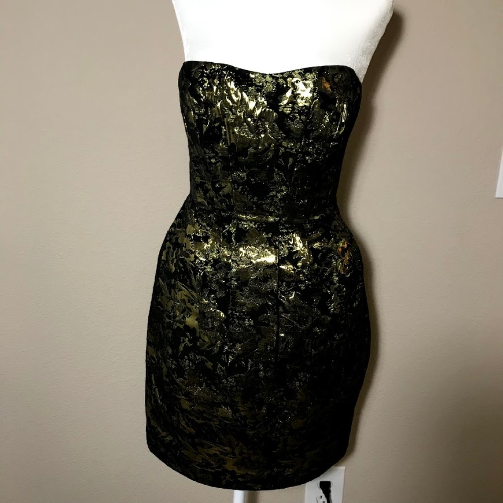 Black Golden Dress